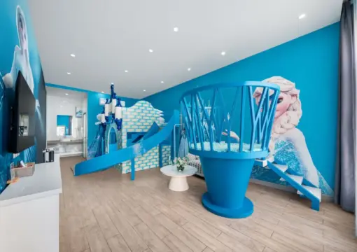 Elsa Castle Slide Family Room: Where Fairy Tales Come Alive at Chuxin Moshe Hotel
