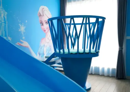 Elsa Castle Slide Family Room: Where Fairy Tales Come Alive at Chuxin Moshe Hotel